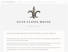 Tablet Screenshot of guyscliffehouse.org.uk
